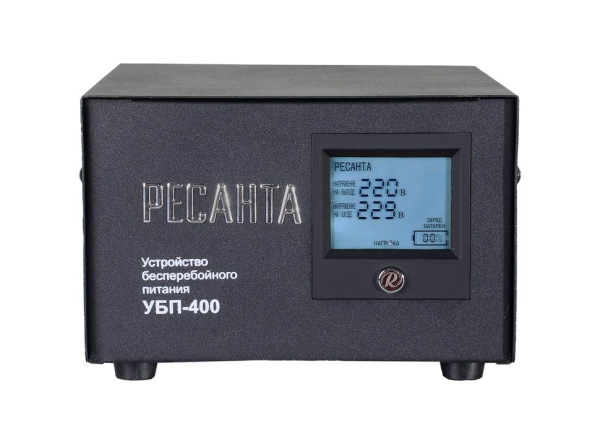 Устройство бесперебойного питания УБП-400 "РЕСАНТА", треб. один аккум., 300Вт, 61/49/3
