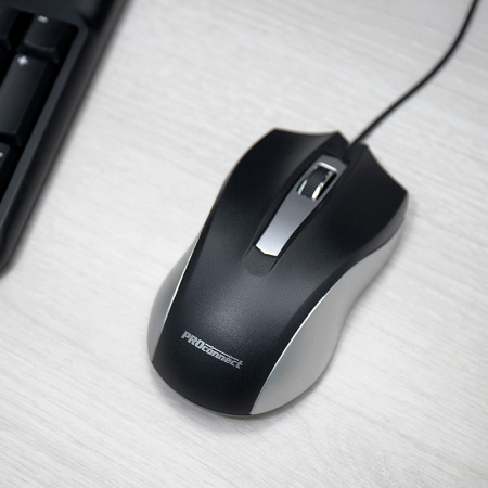 Мышка компьютерная проводная классическая PROCONNECT