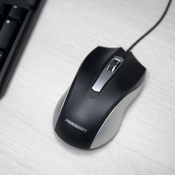 Мышка компьютерная проводная классическая PROCONNECT