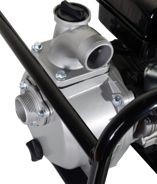 Мотопомпа "HUTER" MP-40 (300л/мин, 2,8л.с.) ЧИСТАЯ ВОДА, высота напора 30 метров, 16кг.