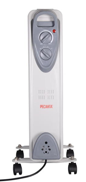 Масляный радиатор "РЕСАНТА" ОМ- 7Н (1500Вт), 67/3/7