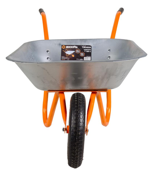 Тачка садово-строительная Т 65-1 Вихрь (садовая), 73/7/4/4