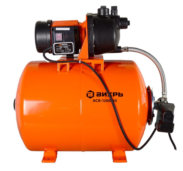 Насосная станция водоснабжения "ВИХРЬ" АСВ-1200/50, 68/1/4