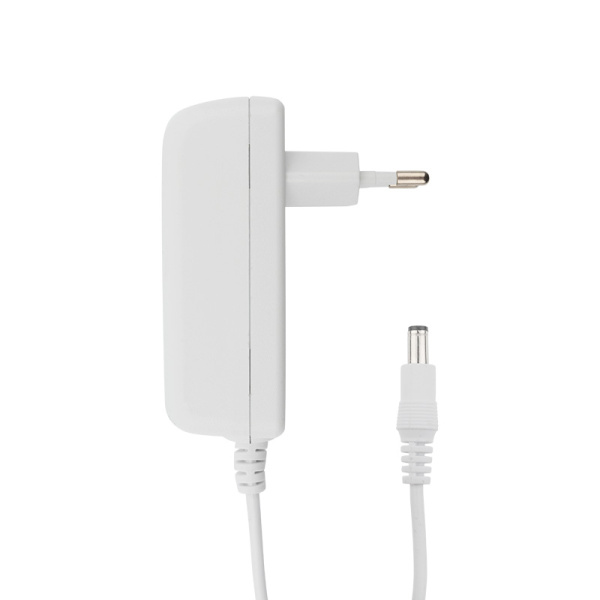 Источник питания 12V,  24W с DC разъемом подключения 5.5*2.1,  IP23  Белый корпус