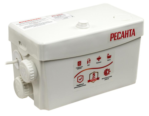 Канализационный насос КН 2D Ресанта, шт, 77/9/1