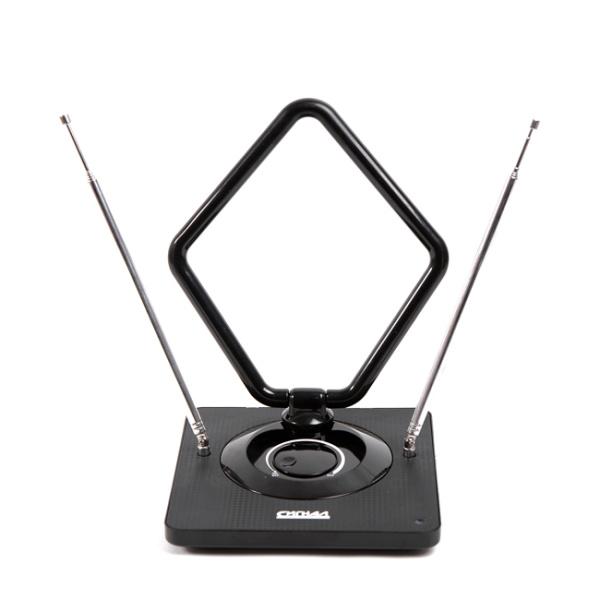 Антенна комнатная DVB-T2/ ДМВ+МВ/ FM активная СИГНАЛ SAI 975, усы 1м, кабель 3м, 15-30dB (23394)