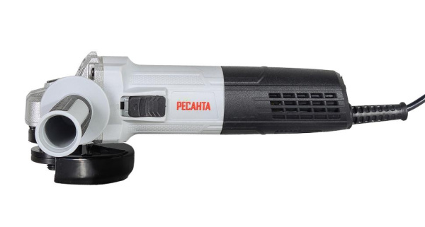 Углошлифовальная машина УШМ-125/1100Э Ресанта, плавная регулировка скорости, ( болгарка ), 75/12/10