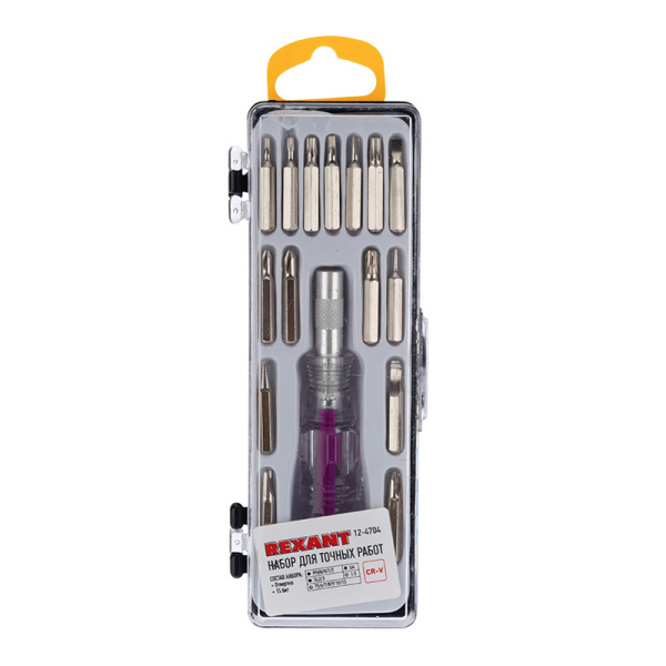 Набор отверток для точечных работ 16 предметов Rexant