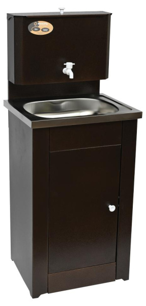 Умывальник дачный КОМФОРТ, без подогрева, нержавеющая мойка, цвет медь, шт, 74/4/11