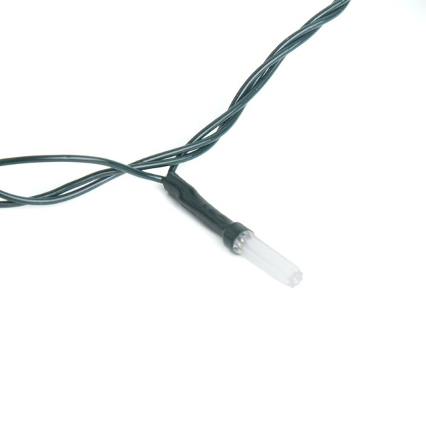 Гирлянда светодиодная "Лучики", SE-BEAM-110Т, 10М, 100LED, бирюзовый, темно-зел. шнур 0,7м, контр, Funray, 2582