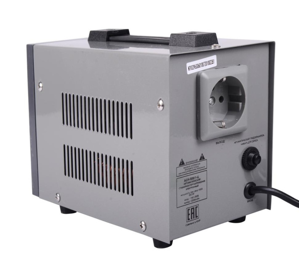 Стабилизатор напряжения "РЕСАНТА" АСН - 500/1-Ц Вход 140-260В (500Вт), 63/6/1