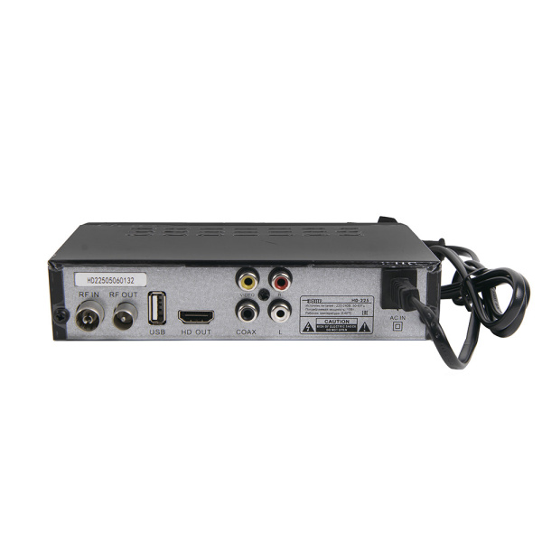 Ресивер эфирный цифровой DVB-T2 HD HD-225, ( приставка ) металл, дисплей, DOLBY, GX3235S, кабельное ТВ DVB-C, Эфир