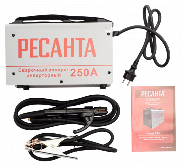 Сварочный инвертор РЕСАНТА САИ 250, 250А, 65/6