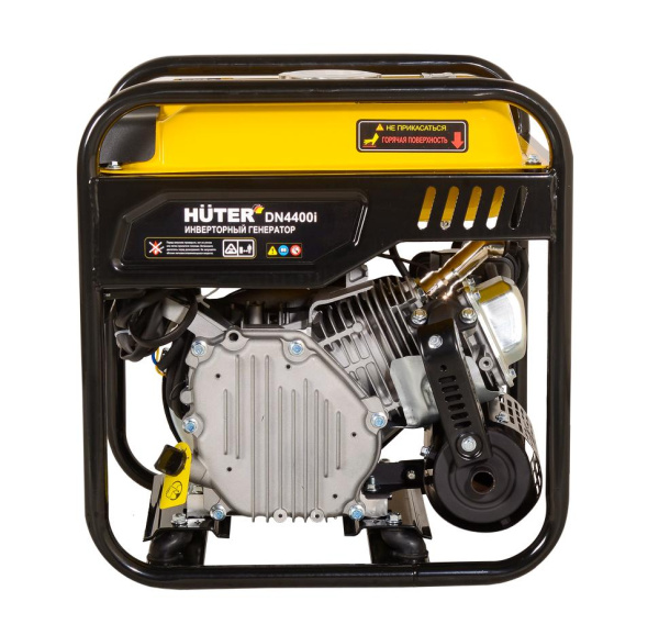 Инверторный генератор бензиновый DN4400i Huter, 3600Вт, 31кг, чистый синус, 64/10/5