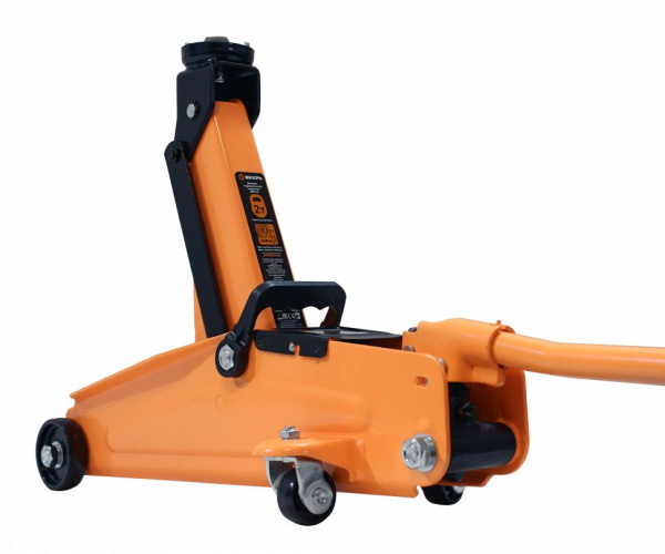 Домкрат гидравлический подкатной ДМК-2К (2 т, 135-385 мм, в кейсе) Вихрь, 73/5/4/1