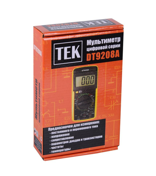 Мультиметр РЕСАНТА DT 9208A,  61/10/507