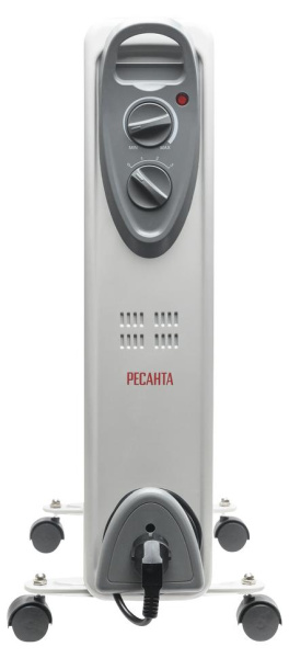 Масляный обогреватель ОМ-12А Ресанта (2.5 кВт), 67/3/21