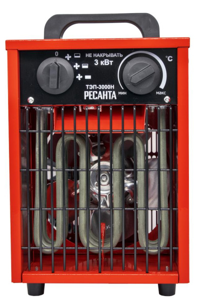 Пушка тепловая электрическая "РЕСАНТА" ТЭП-3000Н (1500/3000Вт) компактная