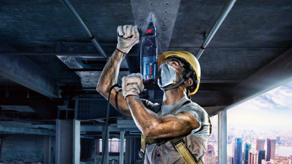 Перфоратор Bosch GBH 240 SDS-Plus, 790 Вт, 2.7 Дж, 930 об/мин, 4200 уд/мин, кейс, 2.8 кг, 1257998