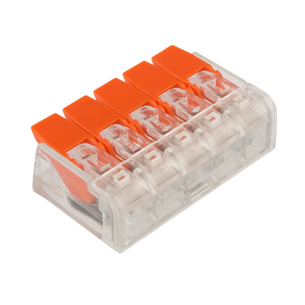 Универсальная компактная клемма, 5-проводная до 4,0 мм² (40 шт. /уп. ) REXANT