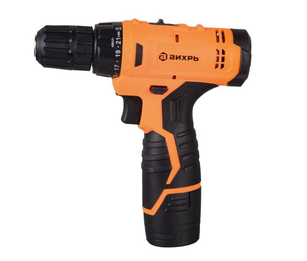 АКЦИЯ! Дрель-шуруповерт аккумуляторная ДА-12Л-2КА (1,5 А/ч) Вихрь, 72/14/26