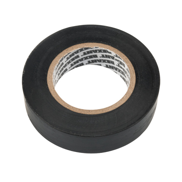 Изолента ПВХ KRANZ 0.13х19 мм, 25 м, черная (5 шт./уп.), KR-09-2206