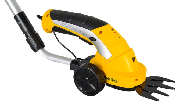 Аккумуляторный электрический триммер-кусторез Huter GET-3,6H, 3.6 В, 1500 мАч, Li-ion, 1100 об/мин, рез–8 мм, 70/1/29