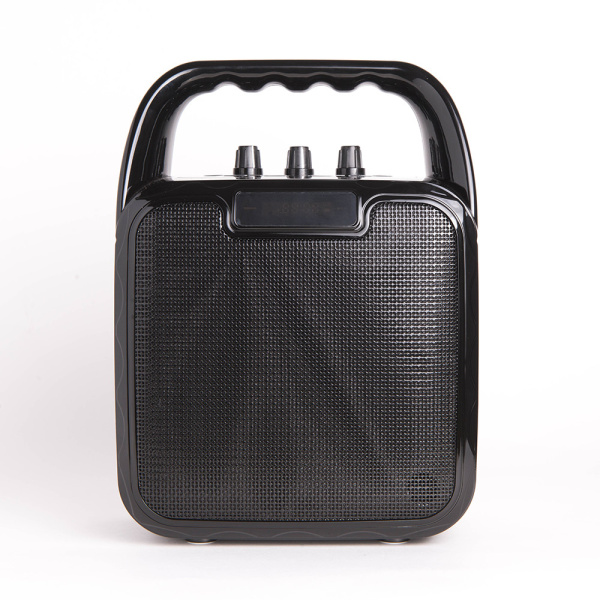 Караоке-система Atom KS-1100, 10Вт, АКБ 2400мА/ч, BT (до12м), USB, microSD, AUX, беспр.микроф.