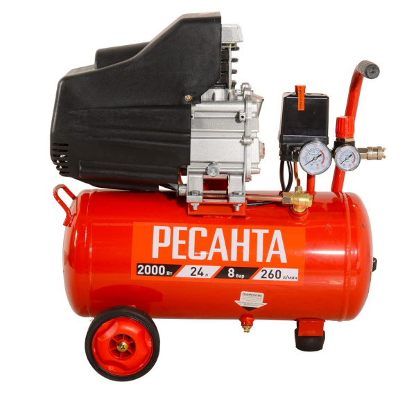 Компрессор КП-24/260М Ресанта, шт, 74/7/3