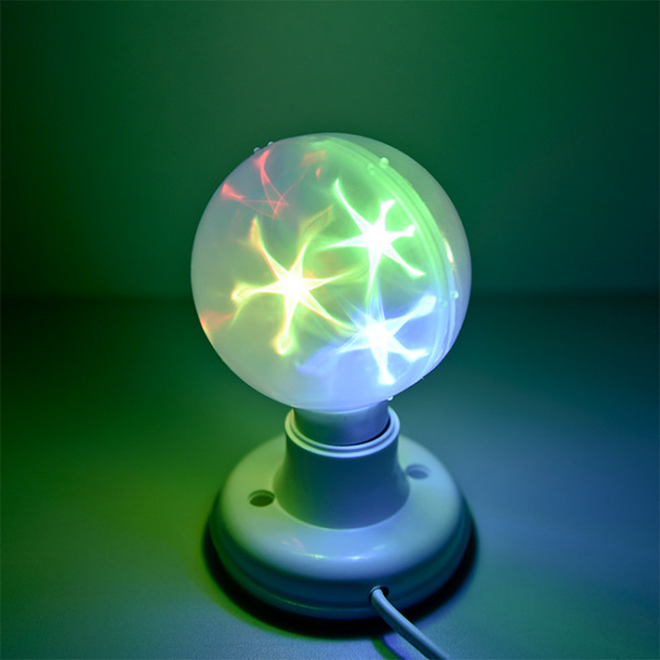 Светодиодная система B52 "LEGEND-8", 220В, цоколь Е27, 3 цв.свечения, прозрачн.корпус, 360гр.освещен