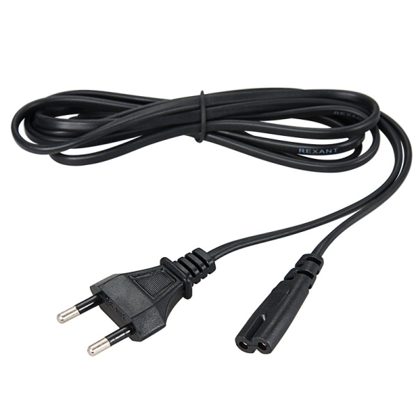 Шнур сетевой  1.8М  2x0.5мм²  IEC (С7) 550Вт REXANT