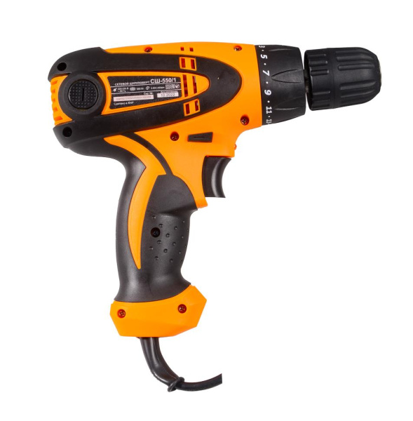 Сетевой шуруповерт СШ-550/1 Вихрь, шт, 72/16/2