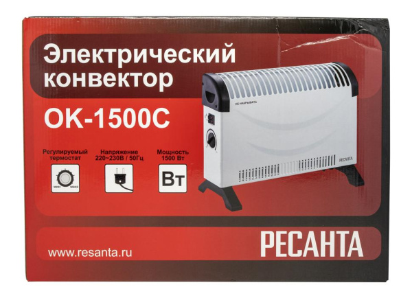 Конвектор "РЕСАНТА" ОК-1500С (стич) 750/1500Вт