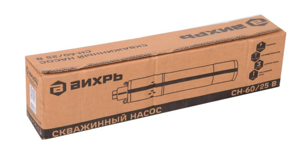 АКЦИЯ! Скважинный насос СН-60/25 В Вихрь, шт, 68/3/14