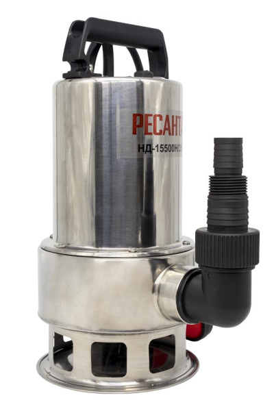 Дренажный насос НД-15500Н/35 1100Вт Ресанта, грязная вода, 77/2/2