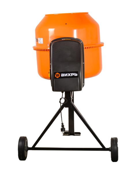 Бетономешалка "ВИХРЬ" БМ-180, модель с чугунным венцом, 74/1/4