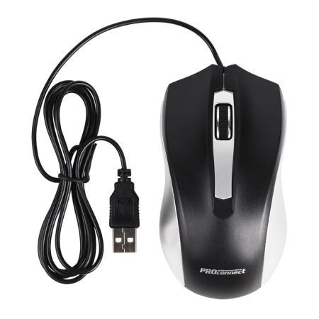 Мышка компьютерная проводная классическая PROCONNECT