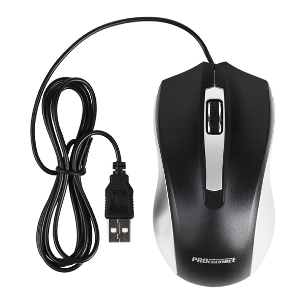 Мышка компьютерная проводная классическая PROCONNECT