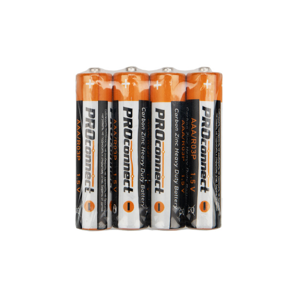 Солевая батарейка Proconnect ААА (R03P) (упаковка)