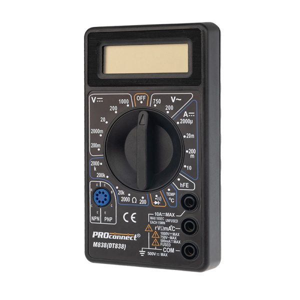 Портативный мультиметр M838(DT838) Proconnect