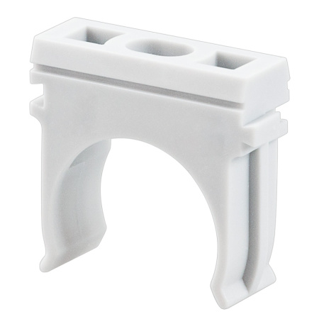 Крепеж-клипса для труб, Ø32 мм, серая, 100 шт./уп. REXANT