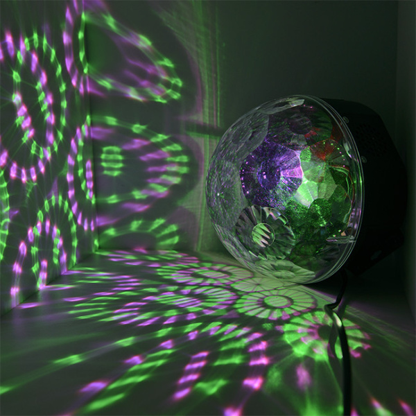 Светодиодная система B52 "YB-7", 220В, 6 цв.свечения, USB-флешка, ПДУ, круглешочки, 17039