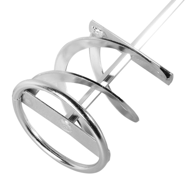 Миксер оцинкованный 600х100 мм для красок и штукатурных смесей 73/3/7/2 "ВИХРЬ"