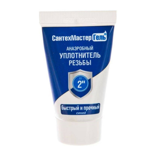Анаэробный клей-герметик Сантехмастергель до 2" синий, 15 гр, тов-196739