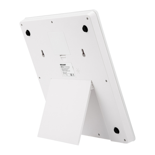 Весы кухонные электронные мультифункциональные, белые/стекло/до 5 кг REXANT