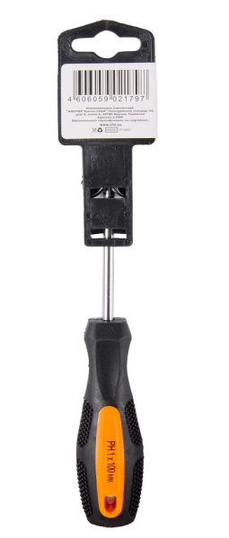 Отвёртка крестовая "ВИХРЬ" PH1, 100 мм 73/6/2/1