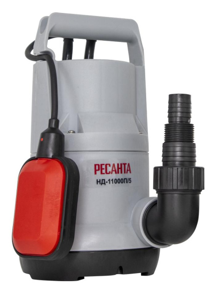 Дренажный насос НД-11000П/5 400Вт Ресанта, чистая вода, 77/2/3