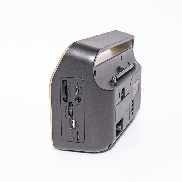 Радиоприемник "БЗРП РП-332", УКВ 87-108МГц,акб 1200mA/h,USB/microSD/AUX/BT,механич.часы,6мм шайба, 11502