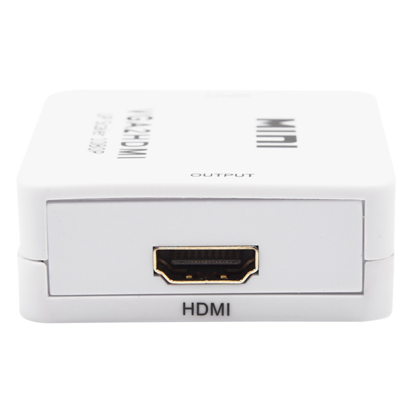 Конвертер VGA + 3.5 mm Аудио на HDMI пластики (вход VGA, выход HDMI)