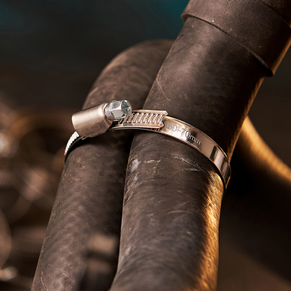 Хомут червячный 50-70мм REXANT